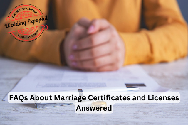 FAQs About Marriage Certificates and Licenses Answered